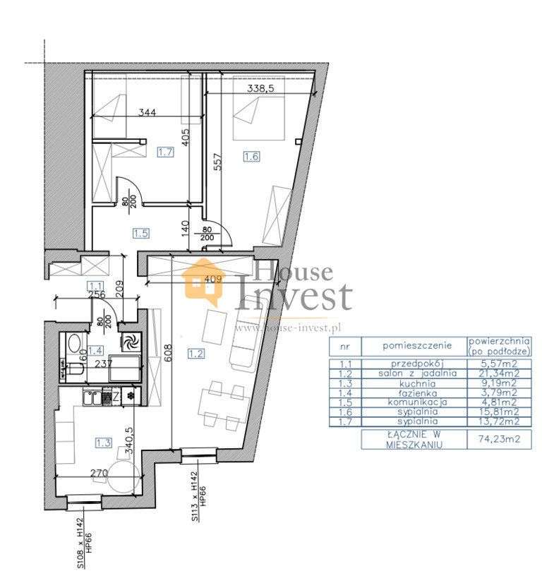 3 pokoje po remoncie/Umeblowane/Centrum miasta-1