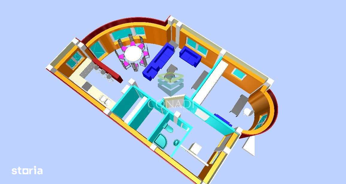 Vila la rosu cu 2000mp curte in comuna Cornetu-14