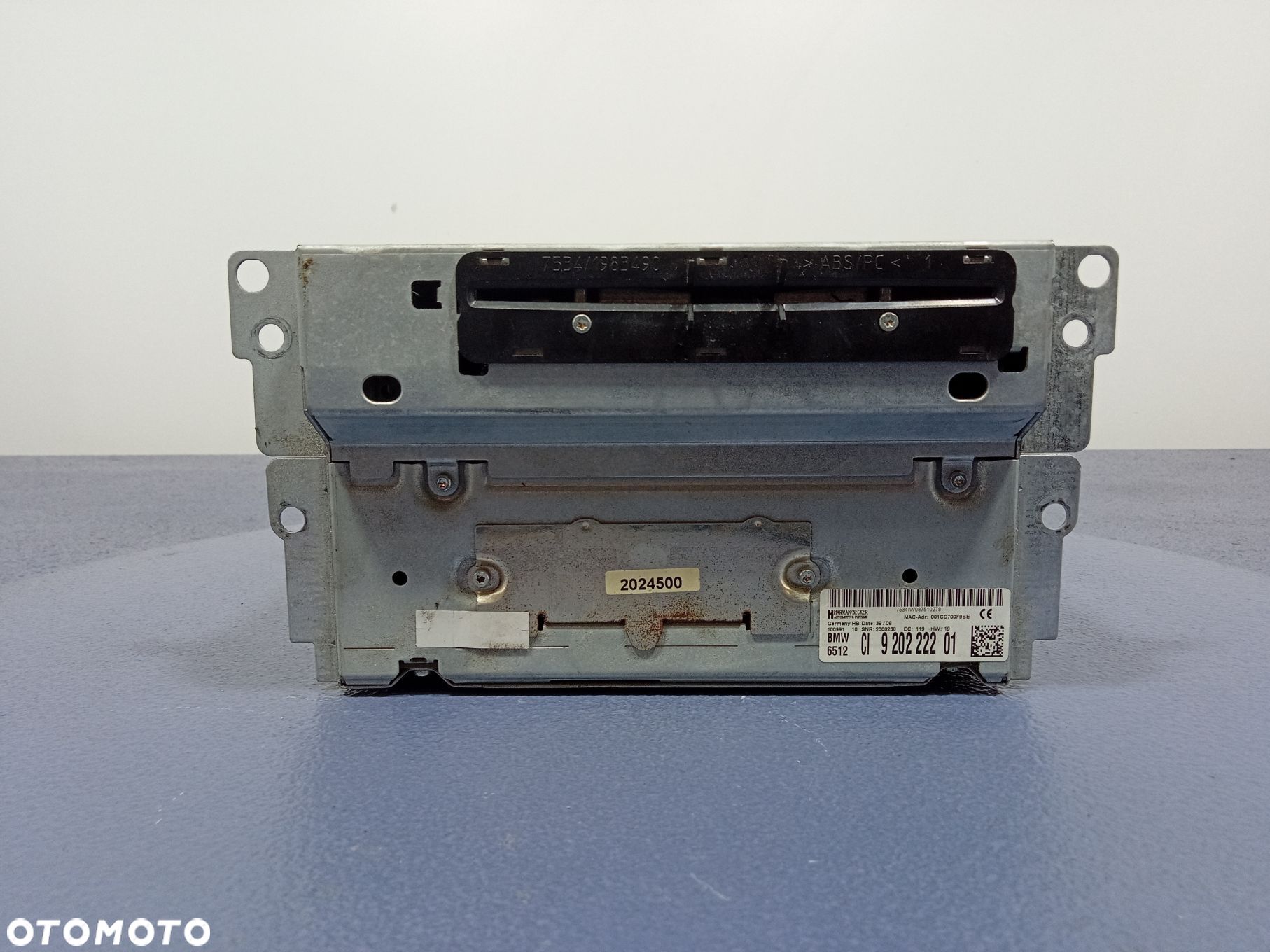 BMW 7 F01 F02 F10 RADIO NAWIGACJA CZYTNIK CIC 9202222 - 1