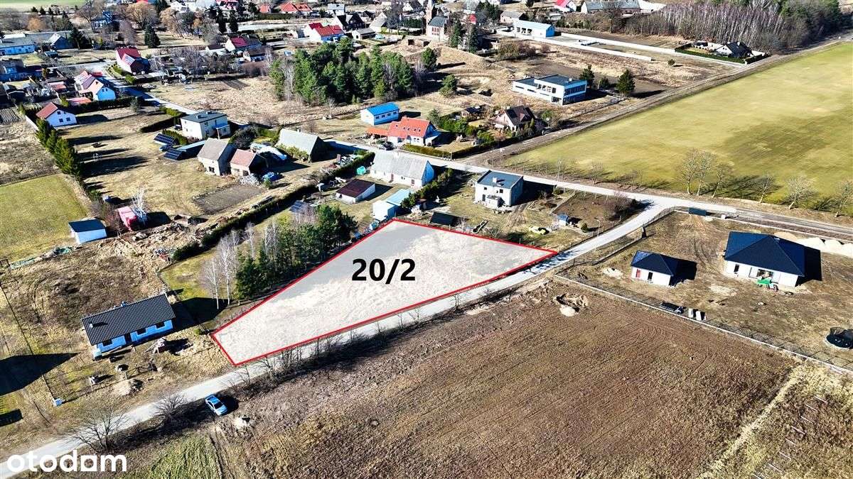 Działka budowlana 1940m2 | media | asfalt | Turowo-0