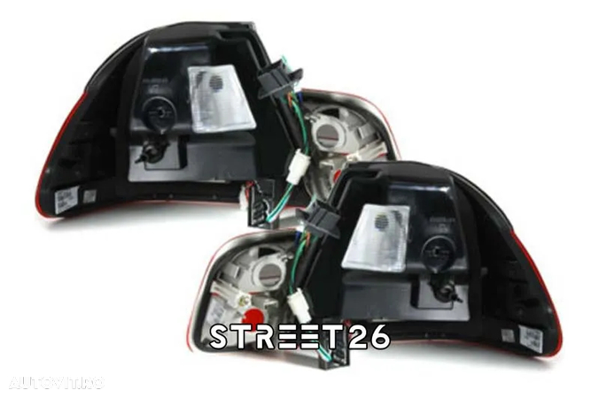 Stopuri LED BMW Seria 3 E46 Sedan (2001-2005) Rosu Fumuriu - 2