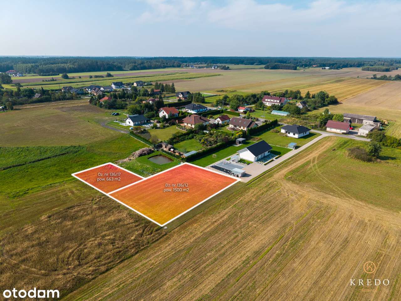 Działka budowlana 1500 m2 | działka rolna  663 m2 | Sieroczyn - Pełny obrazek: 5/13