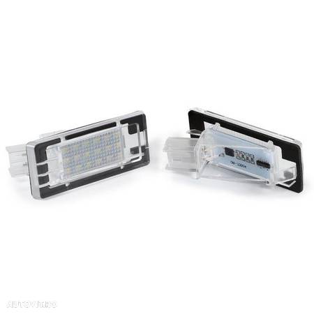 Lampi numar dedicate full led leduri pentru Dacia Logan MCV 2 - 1