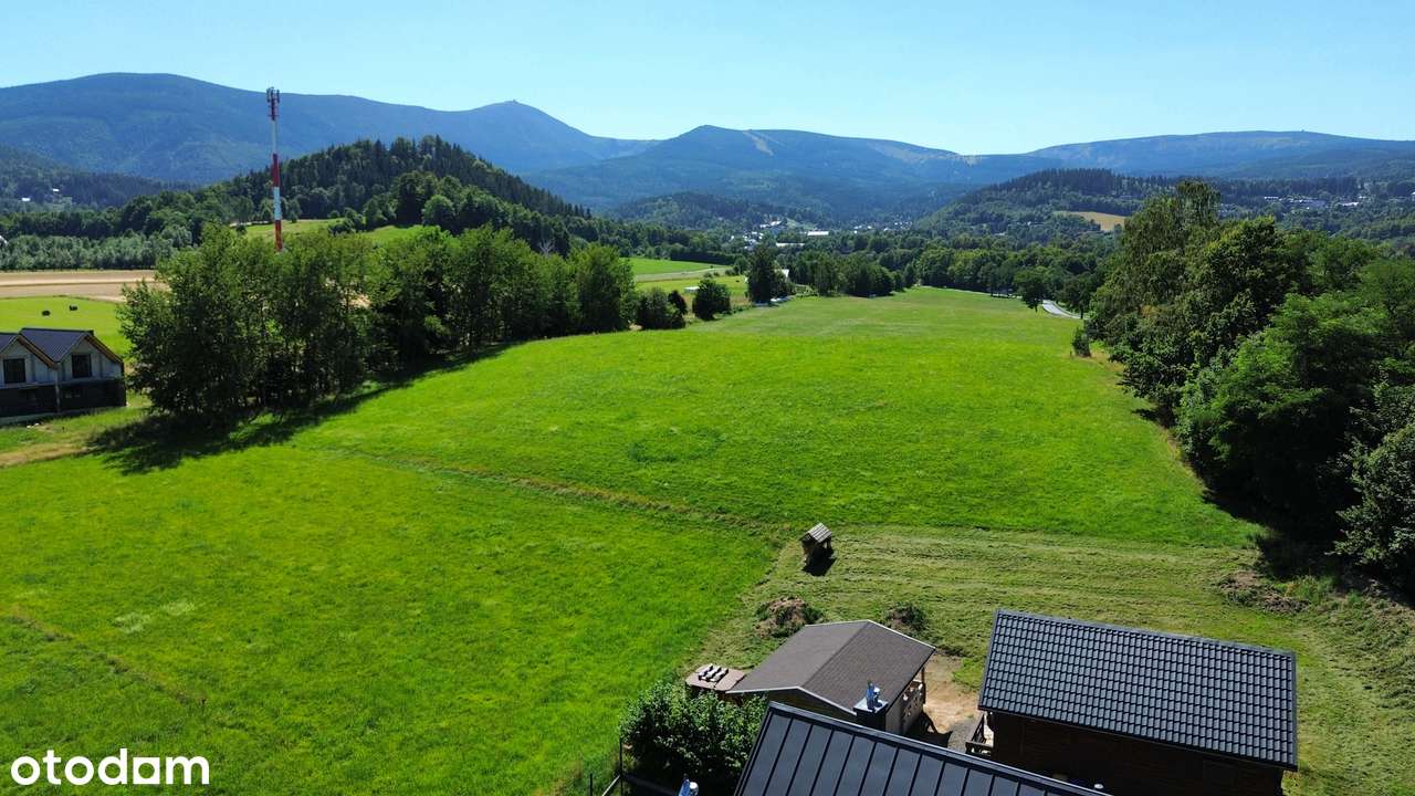 Słoneczna i widokowa duża działka 5651 m2 z pięknym widokiem na góry!-2