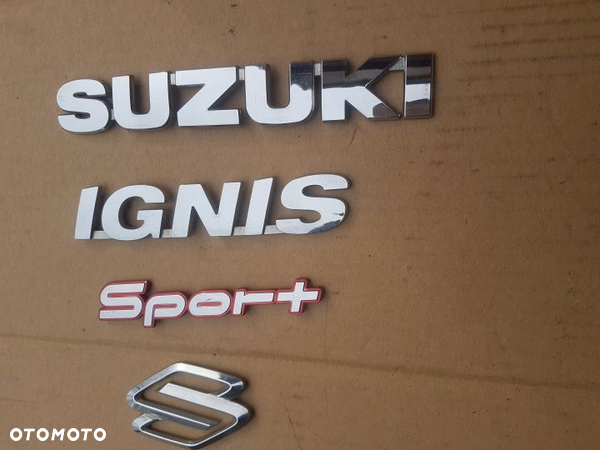 Suzuki Ignis FH SPORT mh emblematy znaczki tylnej klapy bagażnika emblemat tuning - 1