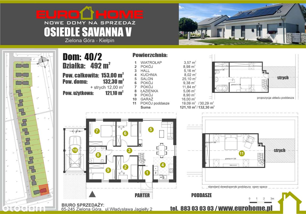 EUROHOME Osiedle Savanna V ZIELONA GÓRA - Ostatnie 3 DOMY Z GARAŻEM!-3