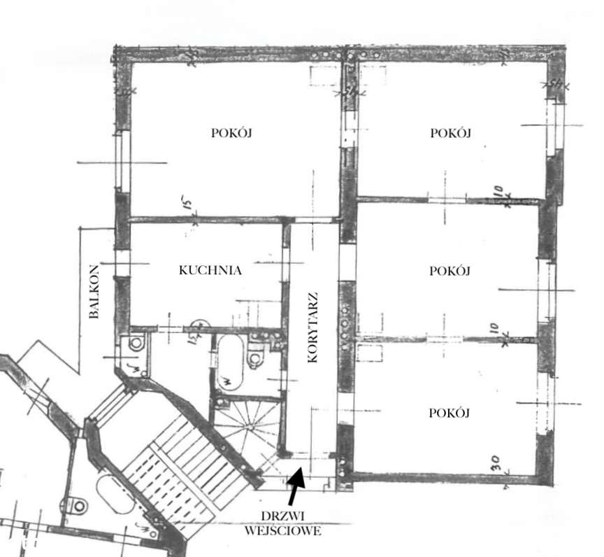 800 metrów od Rynku | Wysokie sufity | Balkon | Do remontu-14