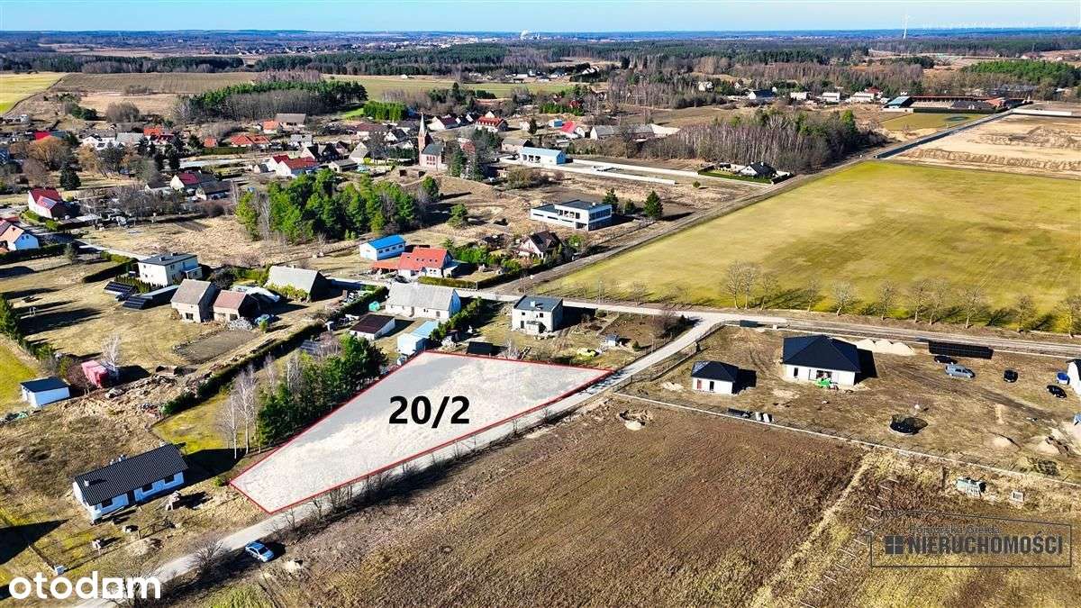 Działka budowlana 1940m2 | media | asfalt | Turowo-12