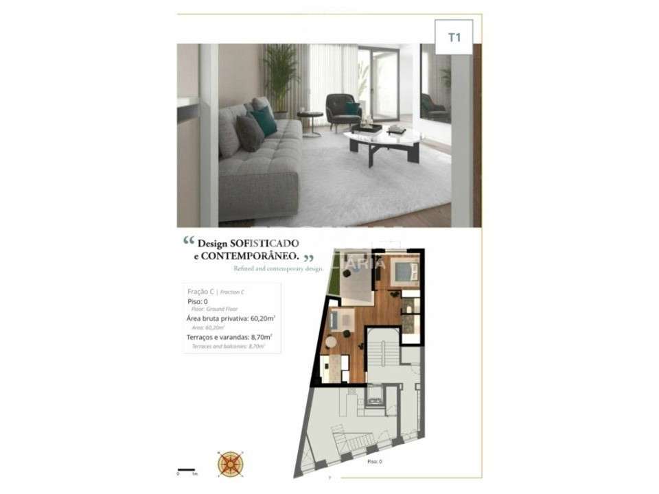 Apartamento T1+1 com Jardim Privativo | Cedofeita, Porto-12