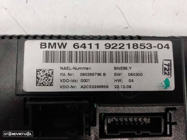 Comando do climatizador BMW 1 118 D - 7