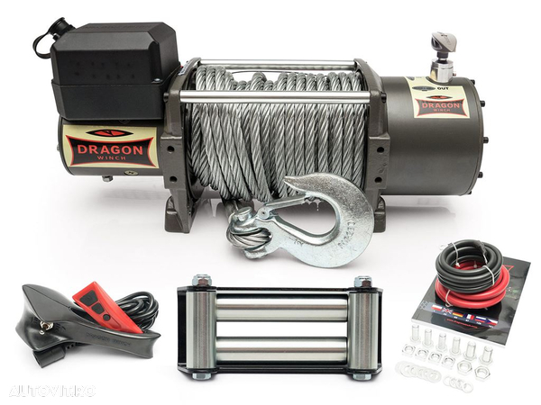 Troliu electric Dragon Winch 16000lbs(trage 7257kg) la 12V - 1