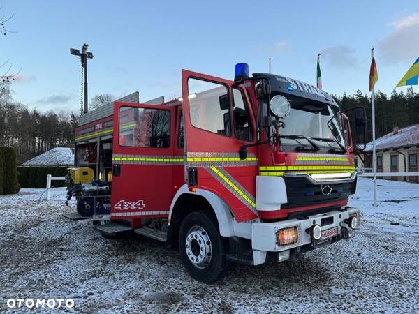 Mercedes-Benz Straż Pożarna 4x4 Pożarniczy MERCEDES AF, 3t wody+piana, CNBOP, działko, Reduktor, blokady, łańcuchy, szybkie natarcie, maszt oświetleniowy 360 stopni 3,5m! Pojazd w powłoce lakierniczej-PREDATOR w nowym brandzie 2020 - 3