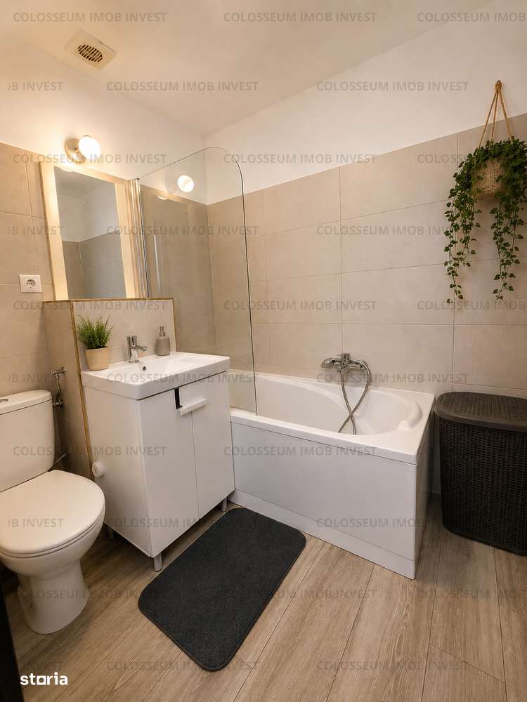 Apartament decomandat, 2 camere, renovat, mobilat, utilat, zona Astra!-7