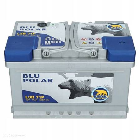 Akumulator Baren Blu Polar 12V 71Ah 680A P - 2