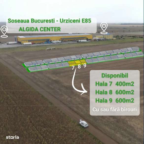 De vanzare | Hale 2025 | 600mp | Afumati | Sindrilita | Ganeasa - Imagine principală: 4/6