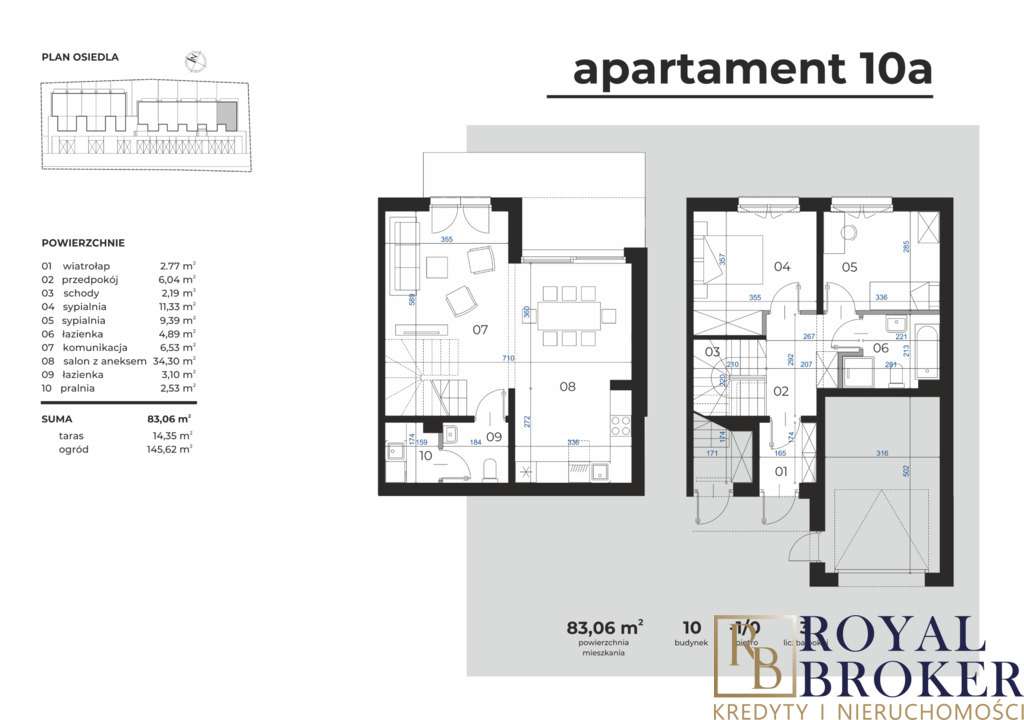 Mieszkanie 98,92 m2 | garaż | duży ogród | Słocina-1