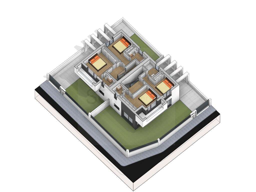 Moradia T3 | geminada | Fernão ferro | Em Construção - Grande imagem: 5/14