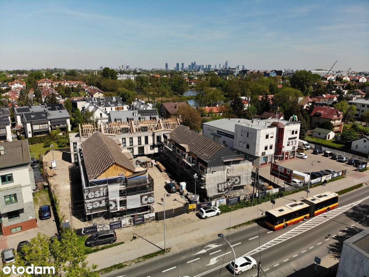 Segment z garażem i ogród przy Parku Cietrzewia-willowe Stare Włochy-4