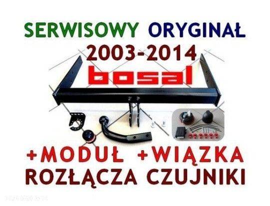 Markowy Kompletny Nowy Hak Holowniczy Bosal - Oris + Moduł LS1 + Wiązka Elektryczna + Obsługa Czujniki Parkowania VW Volkswagen Transporter T5 Multivan Caravelle 4x4 4motion od 2003 do 2014 GWARANCJA - 1