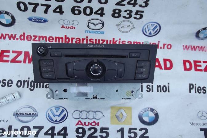 Radio CD Audi a4 B8 2008-2015 radio cd dezmembrez Audi a4 B8 2.0 cag - 1