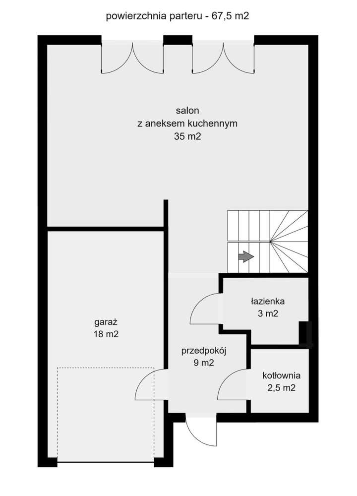 Atrakcyjny, wykończony bliźniak w gm. Kobierzyce-18