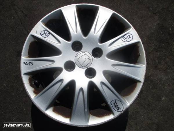 Jante Solta Jant312 HONDA JAZZ 1 FASE 2 2007 1.4I 85CV 5P CINZENTO ET53 6X15 4X100 55.5Mm - 1