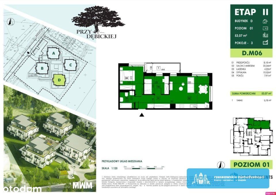 Ostatnie wolne mieszkania ul. Dębicka 53 m2 !!!