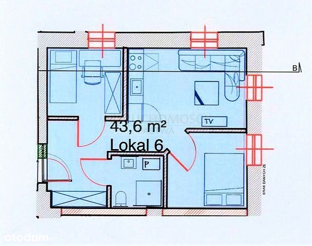 3-pokoje mieszkanie/podwyższony stan developerski