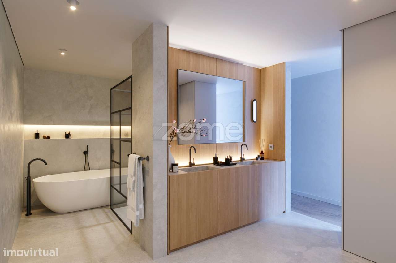 MORADIA T4 "VILLAS MEARIM" NA RUA CONDE ALTO MEARIM EM MATOSINHOS SUL - Grande imagem: 5/36