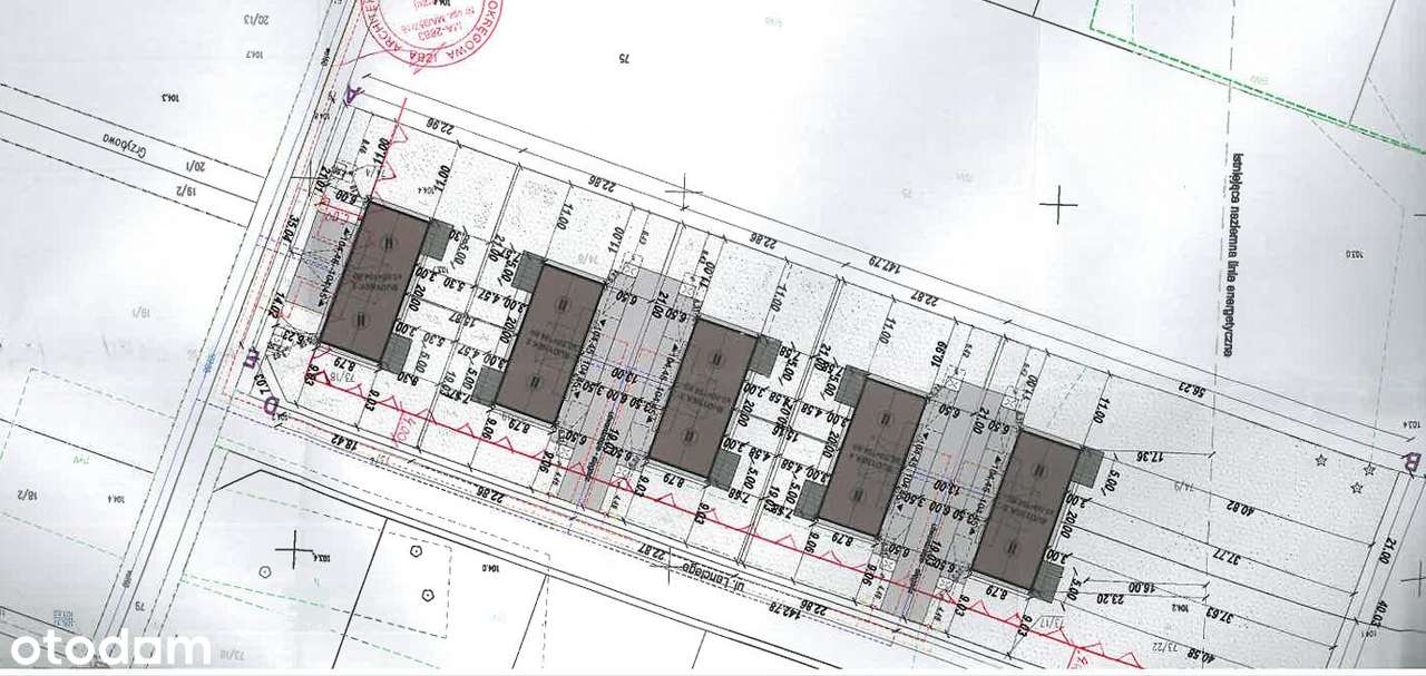 DZIAŁKI Z PNB I PROJEKTEM  na 10 lokali mieszkalnych- Serock-10