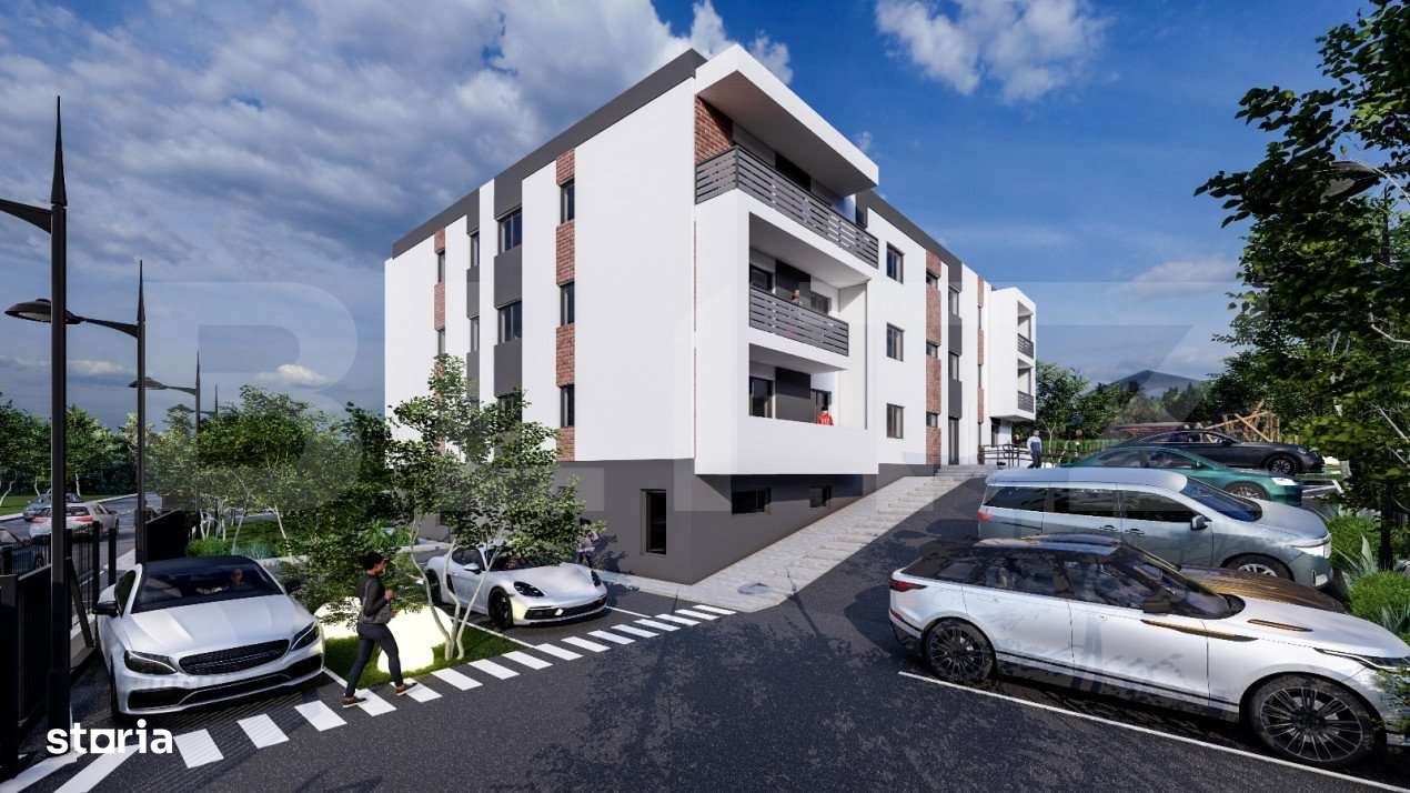 Apartament de vanzare, cu 2 camere, 56 mp cu balcon, zona Iasi-Lidl Bu - Imagine principală: 4/9