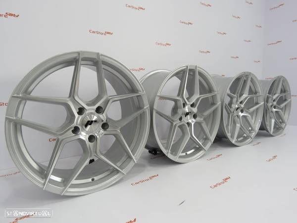 Jantes Japan Racing JR34 18 x 8+9 et35 5x120 Silver - 4