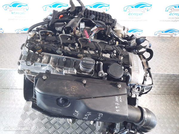 MOTOR ENGINE COMPLETO MERCEDES BENZ CLASS CLK C209 W209 270 CDI 20V 170CV OM612967 612967 MOTOR ARRANQUE ALTERNADOR COMPRESSOR AR CONDICIONADO BOMBA DIRECAO DIREÇÃO TURBO INJETOR INJETORES - 6