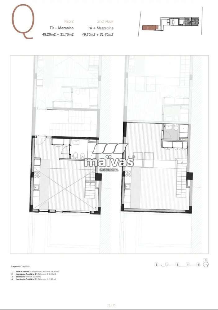 Apartamento T1 Mezzanine - Edíficio Soraya-15