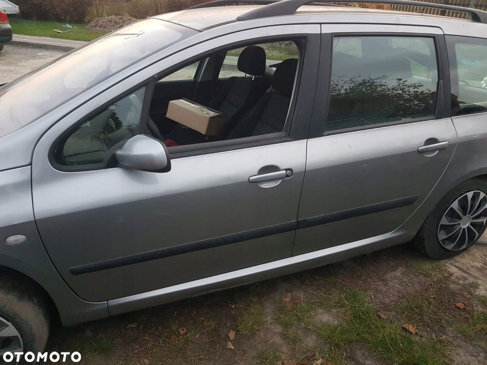 PEUGEOT 307 SW KOMBI 01- DRZWI LEWE TYŁ TYLNE EZAC - 1