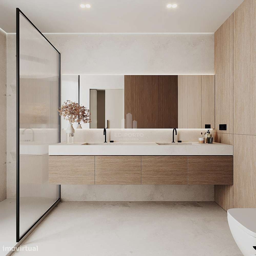 T1 Moderno com Varanda e Piscina – Empreendimento Mais Vitta, Frazão-7