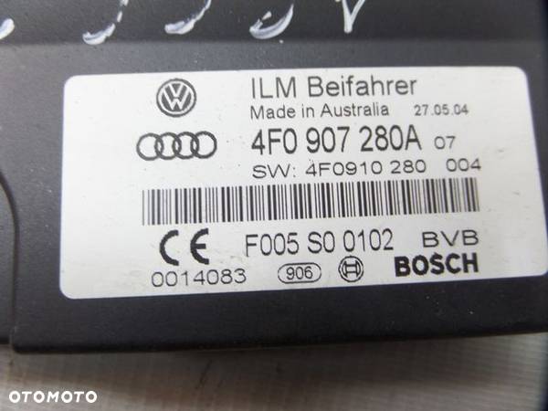 AUDI A6 C6 3.2 MODUŁ STEROWNIK ZASILANIA 4F0907280 - 2