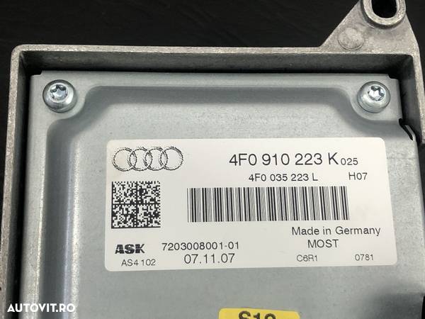 Amplificator audio Audi A6 C6 2.0TDI Manual Negru 140cp - 2