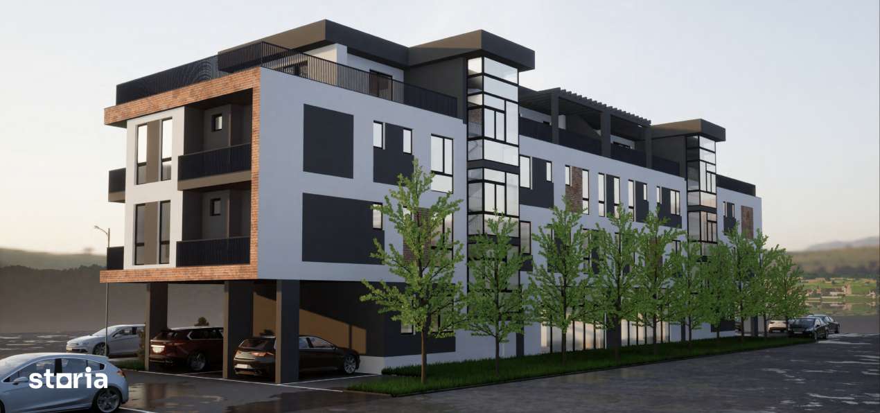 Apartament 1 camere, 33,3mp, semifinisat, zona Cetatii, Floresti - Imagine principală: 1/5