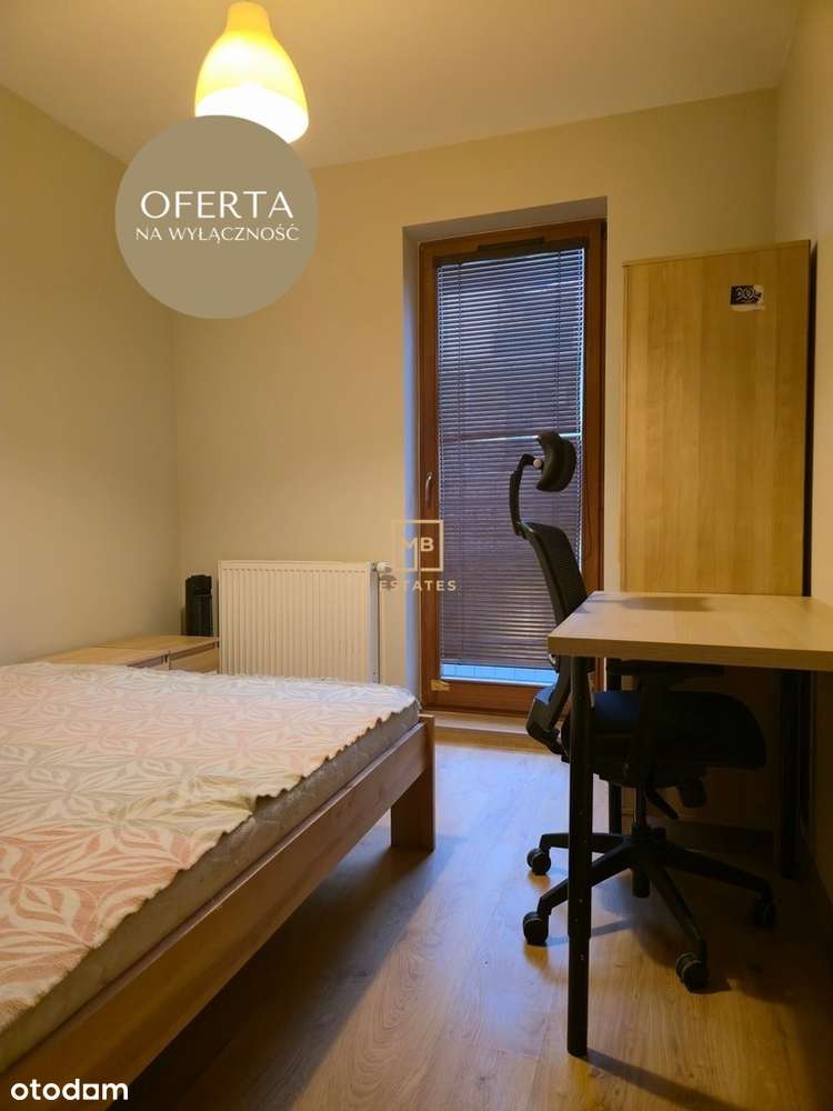 cztery pokoje, miejsce postojowe, komórka, balkon - Pełny obrazek: 5/14