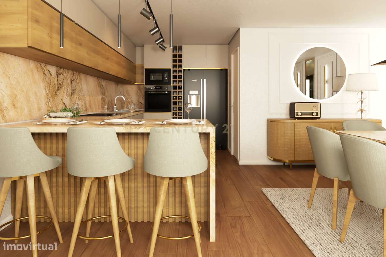 T3 em Reabilitação total no Icónico Prédio M Bica – Qualidade, Confort - Grande imagem: 5/24