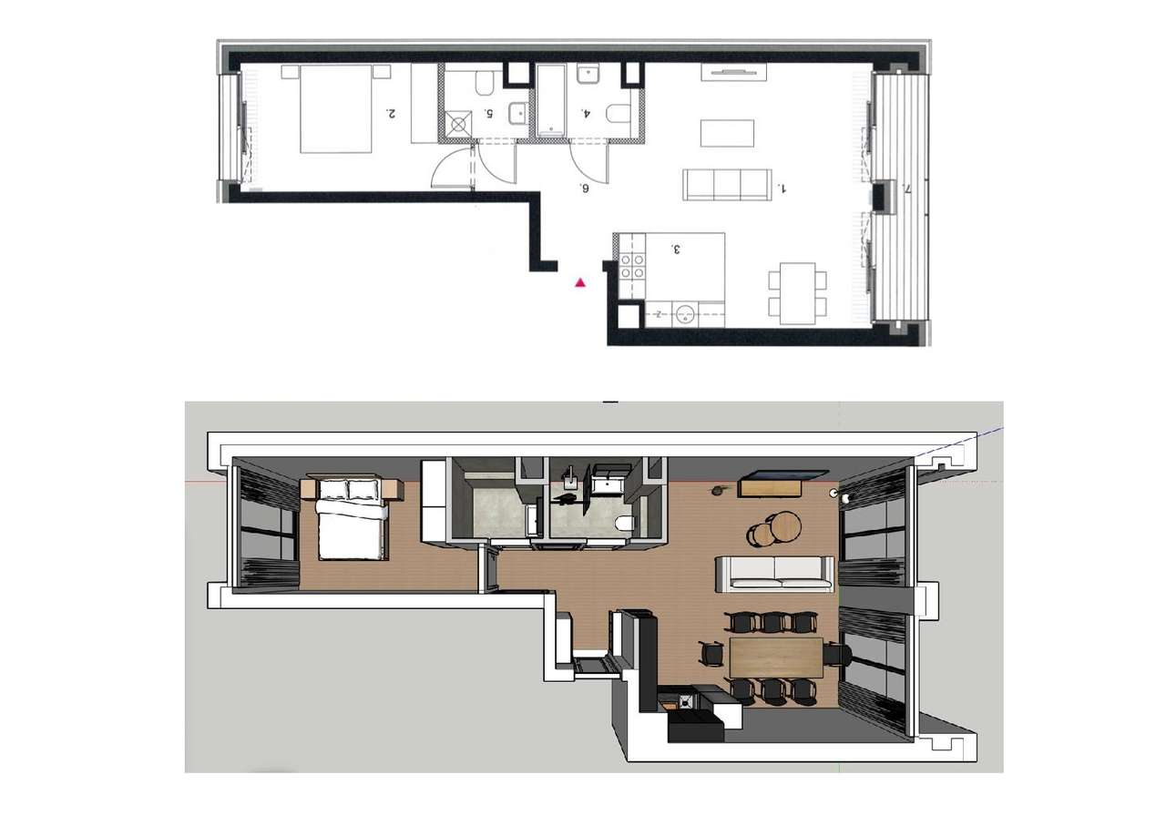 2 pok Kolejowa /19 Dzielnica/ blisko Metro Daszyńskiego-10