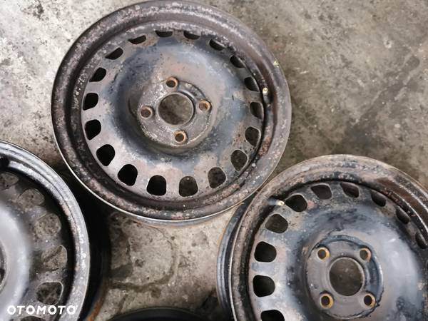 FELGI STALOWE OPEL 4X100 R14 ET39 5,5J MEFRO - 7