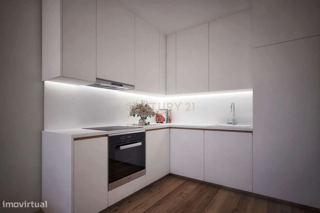 Luxuoso T1 em Matosinhos com  Acabamentos Premium - Grande imagem: 2/9