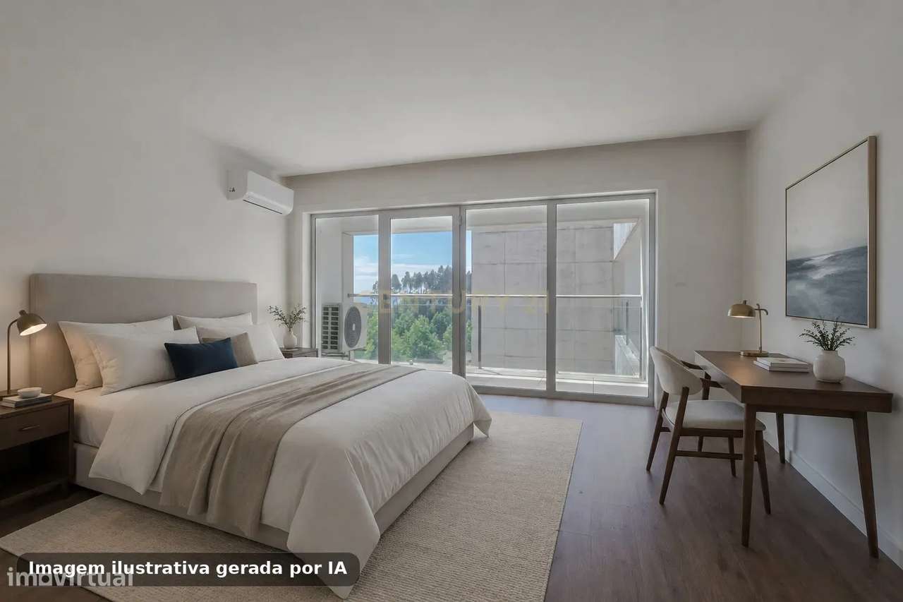 T4 Duplex com vista mar em Espinho-22