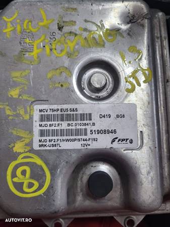 ECU Calculator motor Fiat Fiorino 1.3JTD 51908946 - 1