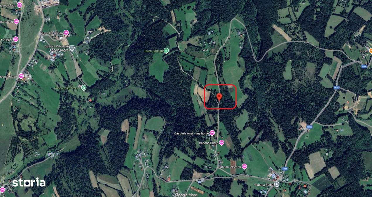 Teren Extravilan- 800 mp. 2 parcele Panorma Utilitati in Rasca - CLuj - Imagine principală: 4/4