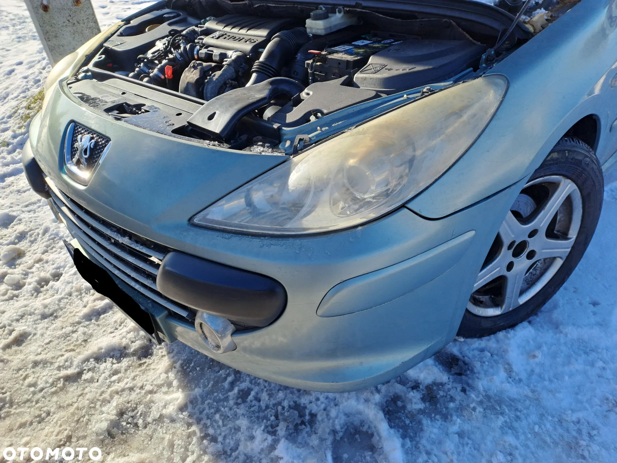 Peugeot 307 SW FL drzwi klapa maska błotniki kod lakieru EZSD - 17