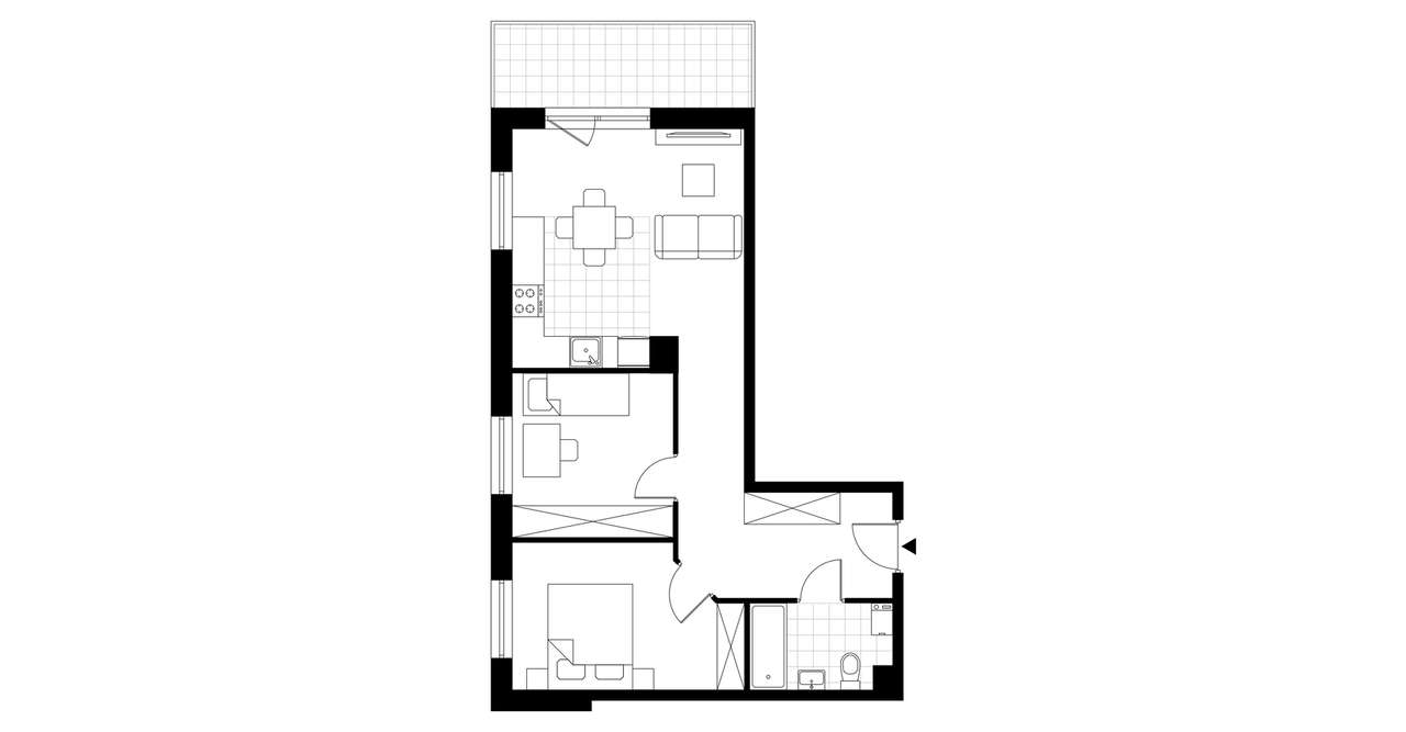 3-pokojowe mieszkanie 54m2 + balkon Bez Prowizji - Pełny obrazek: 4/9