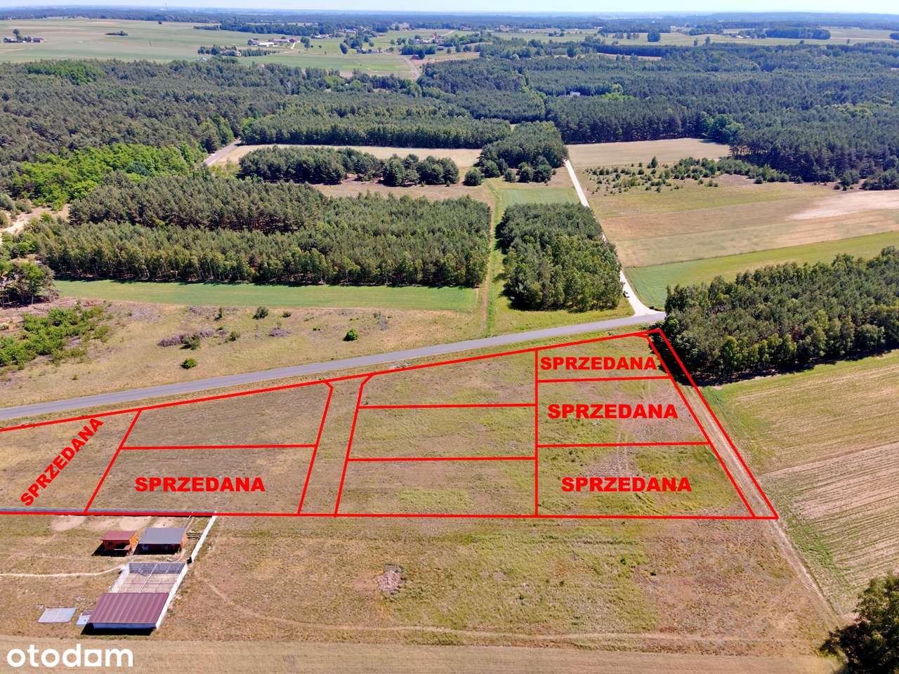 Działki budowlane – Madalin, gm. Lisków - Pełny obrazek: 4/12